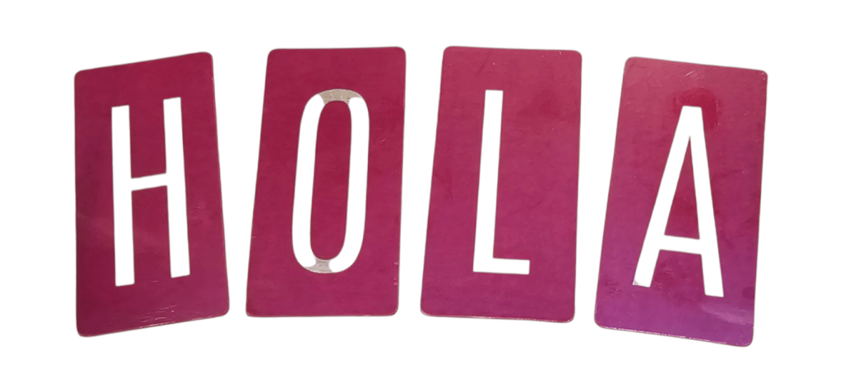 Letras En Acrilico Rosa Heidi Swapp 7.5x3.5cm5