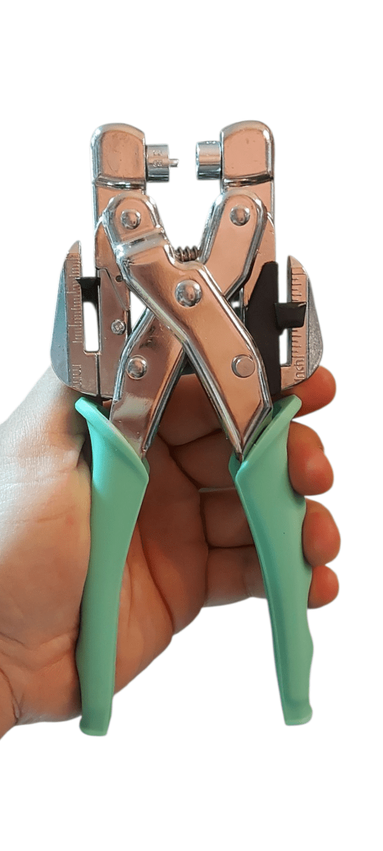 Set Perforadora Alicate  De Ojetillos Menta1