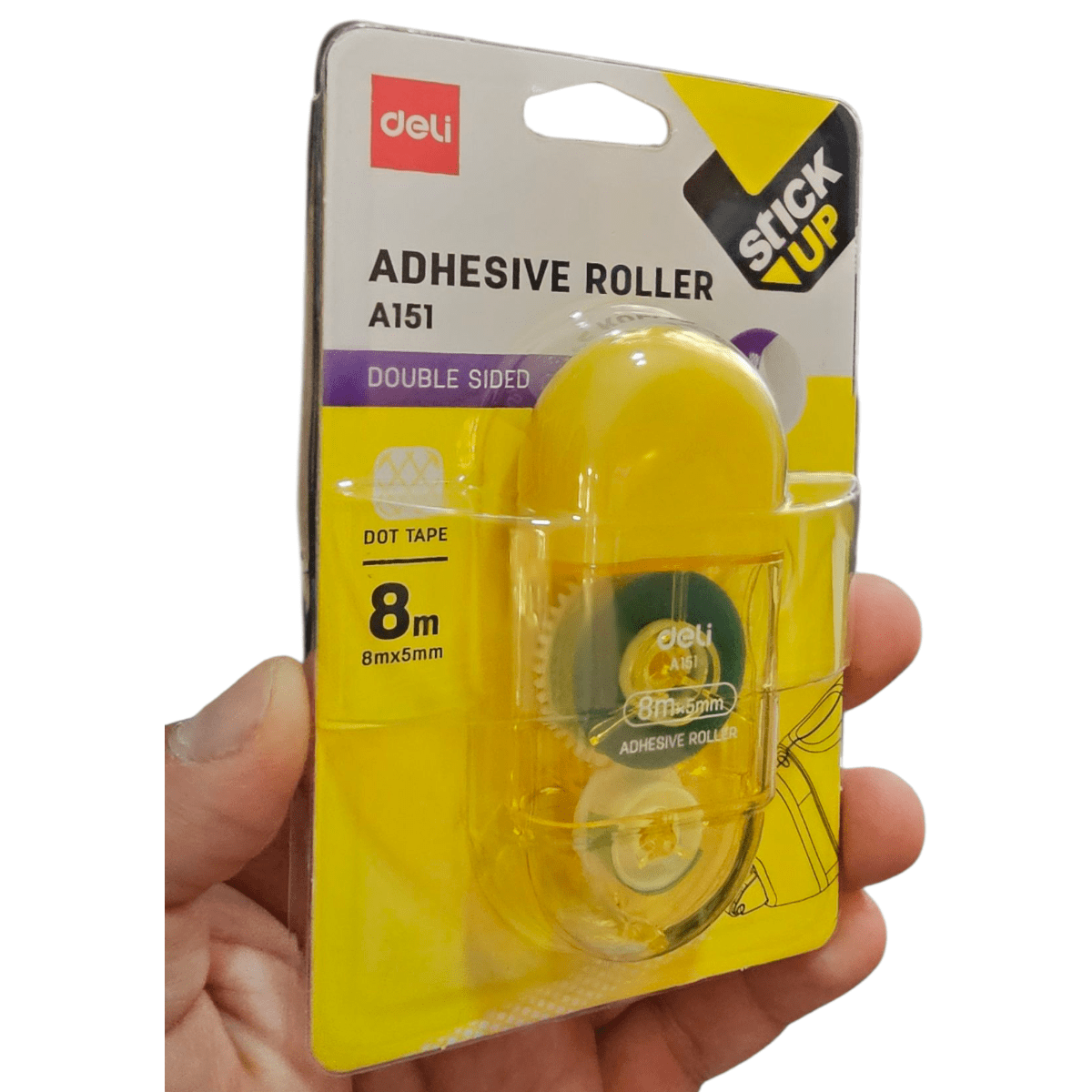 Cinta Adhesiva Doble Contacto En Roller 8mtrs X5mm Transparente4