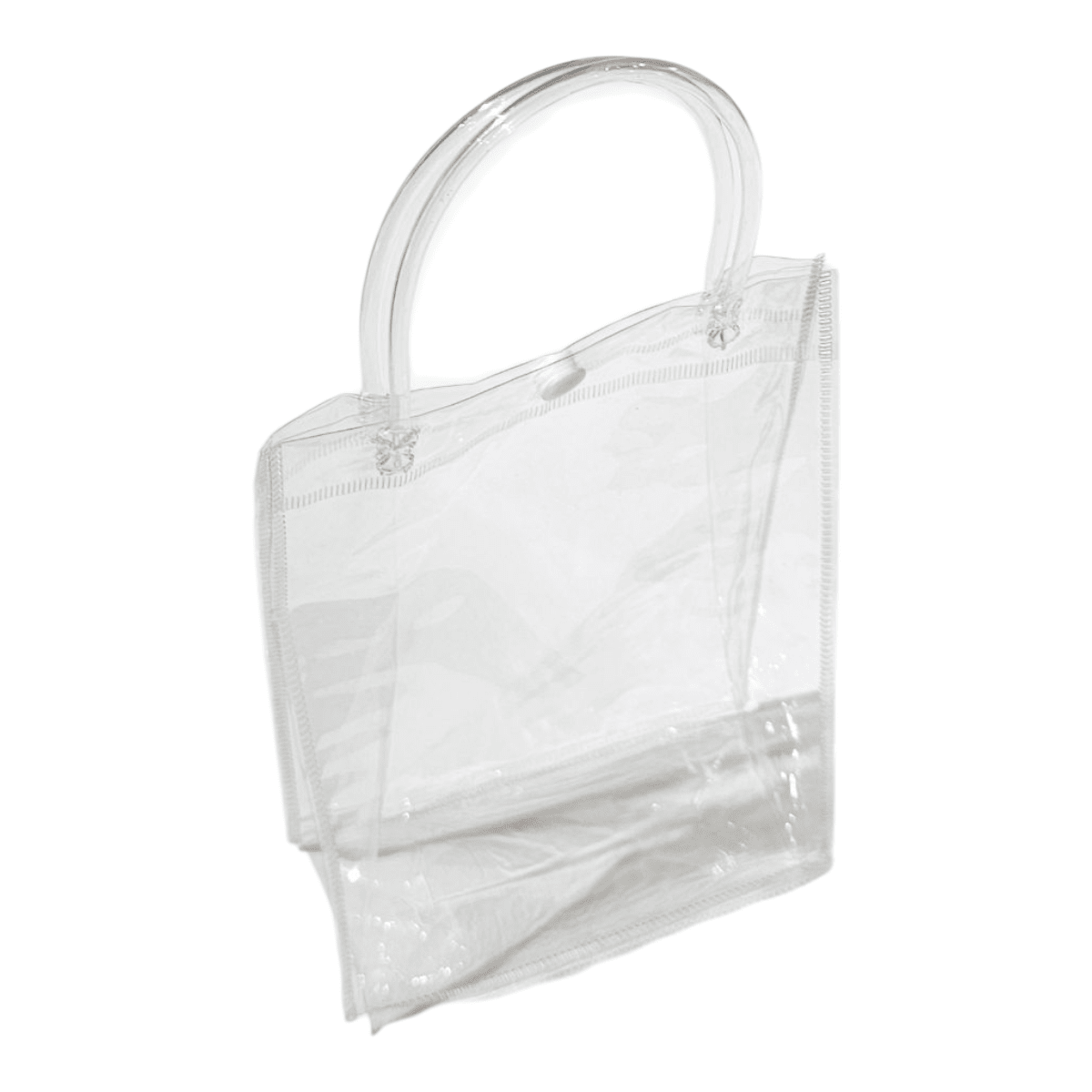 Bolsas De Plástico Transparente Con Asa De Mano 19x6x6cm1