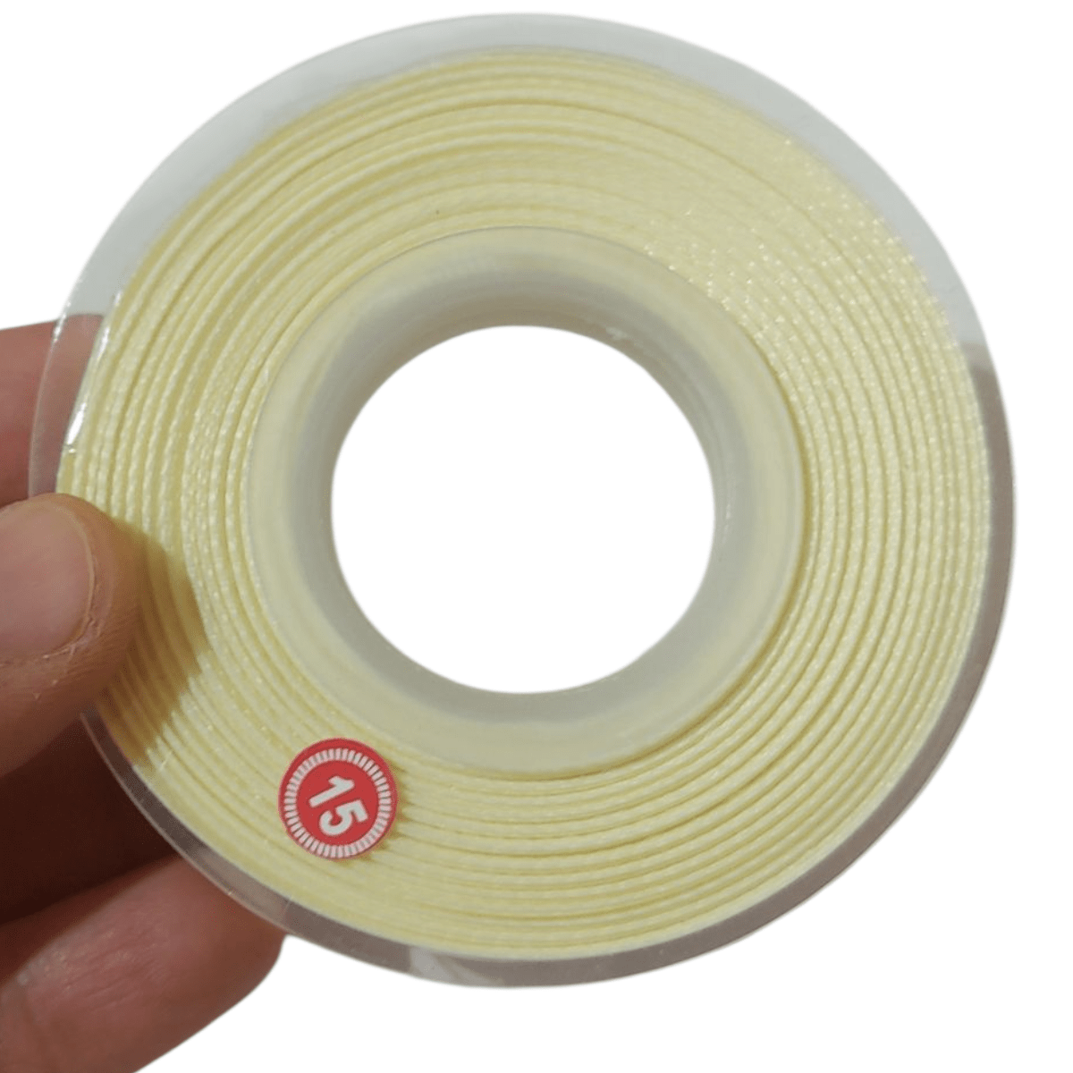 Cinta Genero Falla Blanco Marfil 1cmx13,7mtrs4