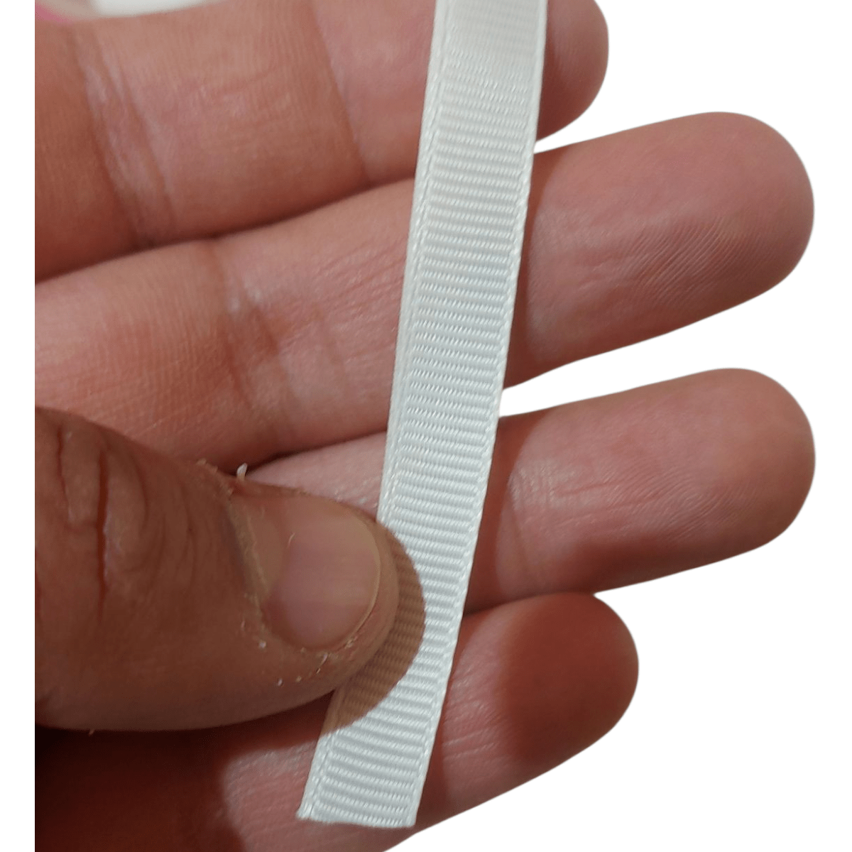 Cinta Genero Falla Blanco Marfil 1cmx13,7mtrs3