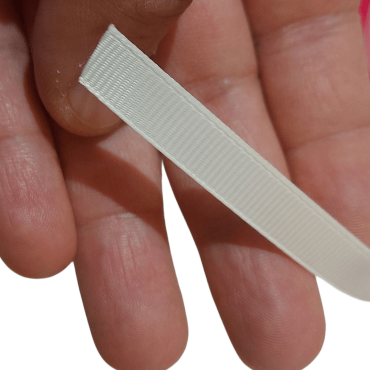 Cinta Genero Falla Blanco Marfil 1cmx13,7mtrs2