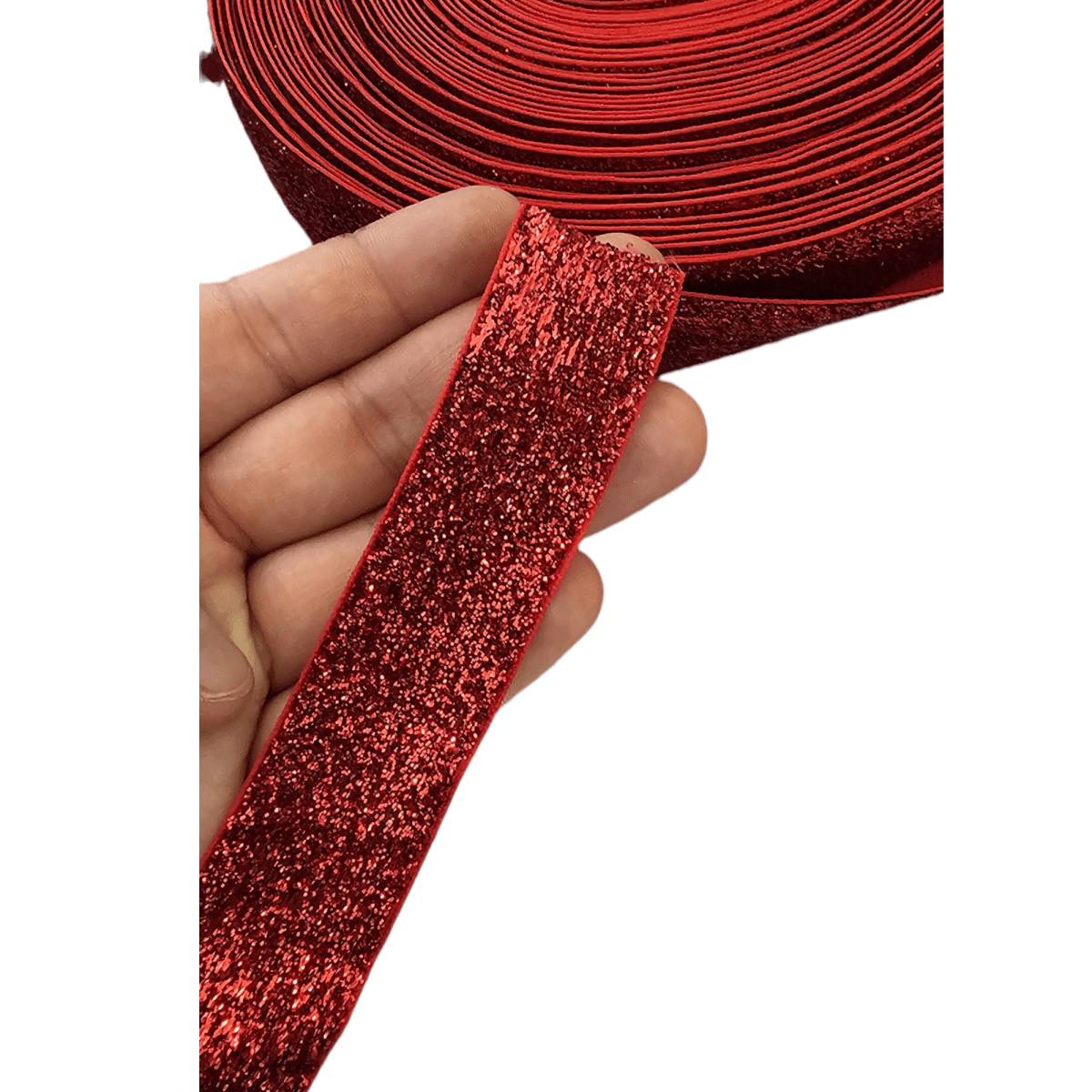 Cinta De Genero Glitter Brillante 2,5cm5