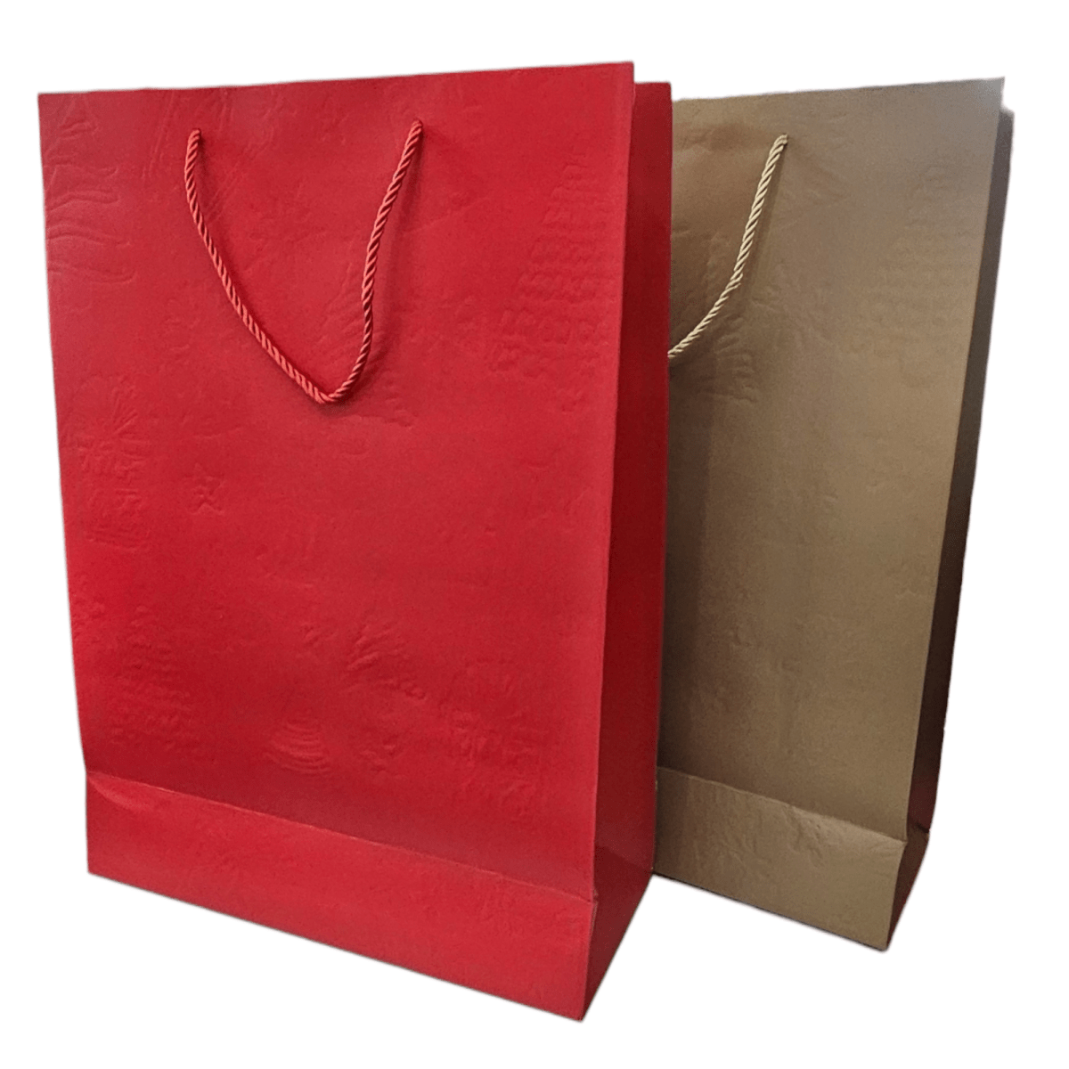 Bolsa De Regalo Navidad Detalles En Foil Y Textura 41x12x29,5cm2