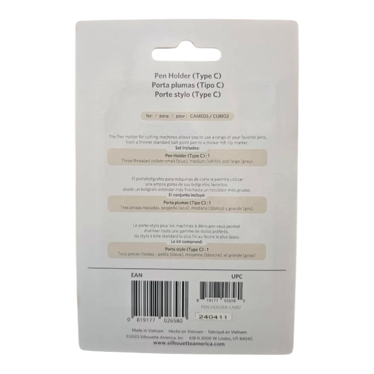 Adaptador Para Lapices Silhouette Cameo 5 / Curio 2 Type C3