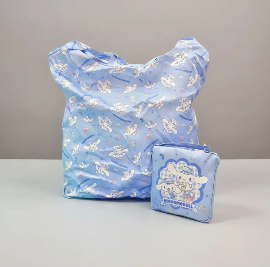 ECO BAG Bolsa De Mano Reutilizable Cinnamoroll (serie Gingham Paperboy)2
