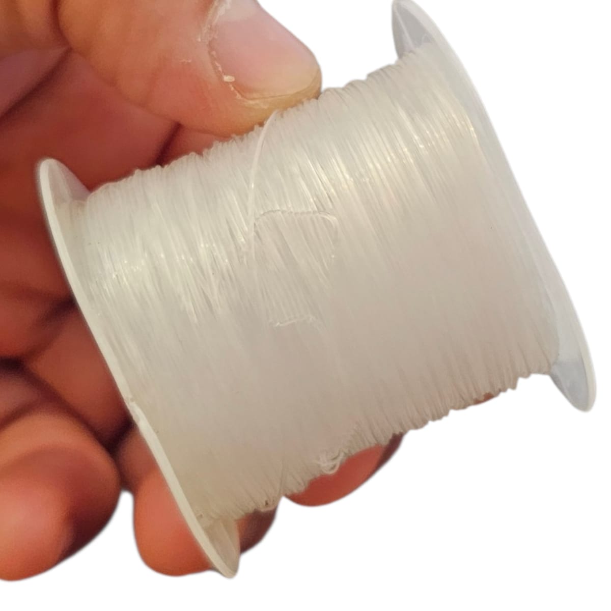 Hilo Elástico Siliconado Transparente - 0.4mm - Rollo 10m2