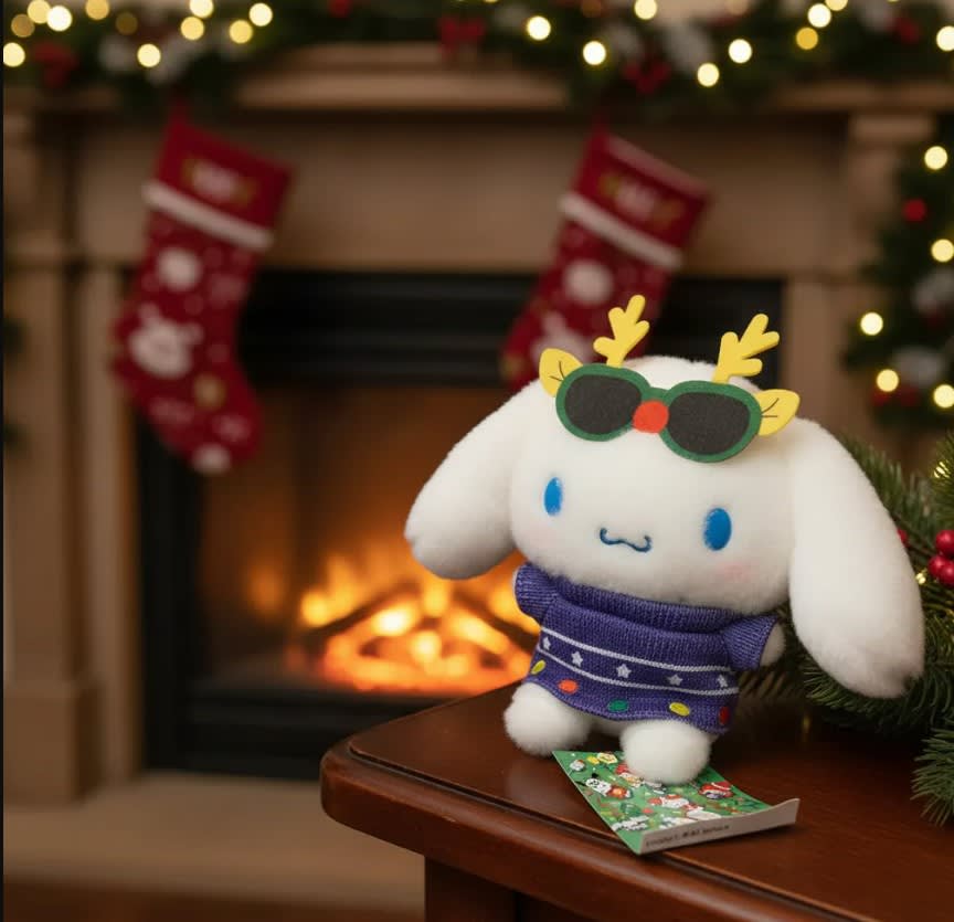 Peluche sanrio cinnamoroll edición especial navidad 22cm 20231