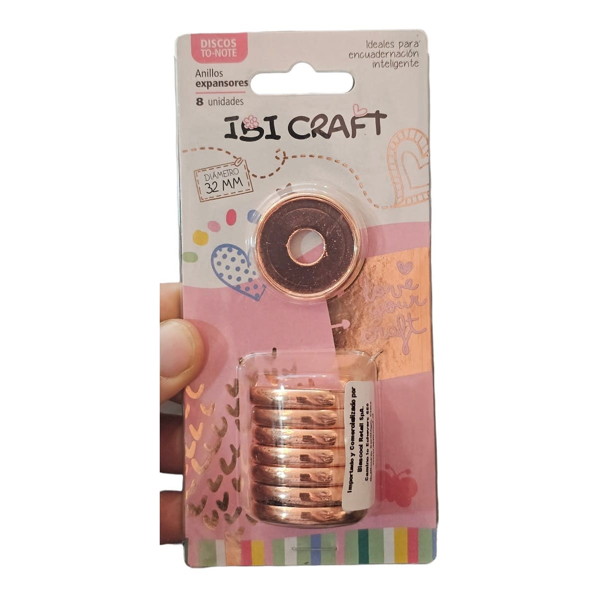 DISCOS PARA ENCUADERNACIÓN 32MM x 8MM1
