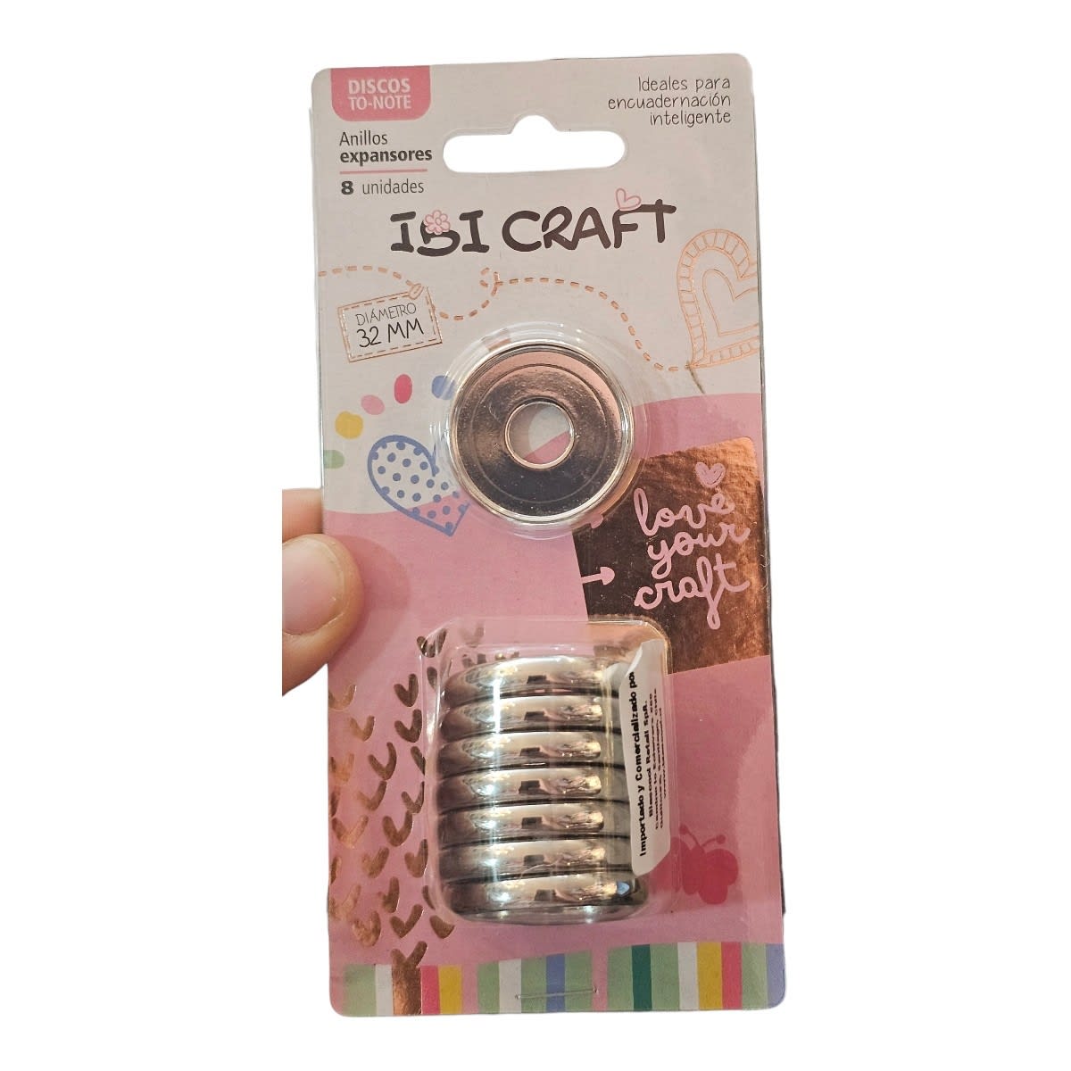 DISCOS PARA ENCUADERNACIÓN 32MM x 8MM2