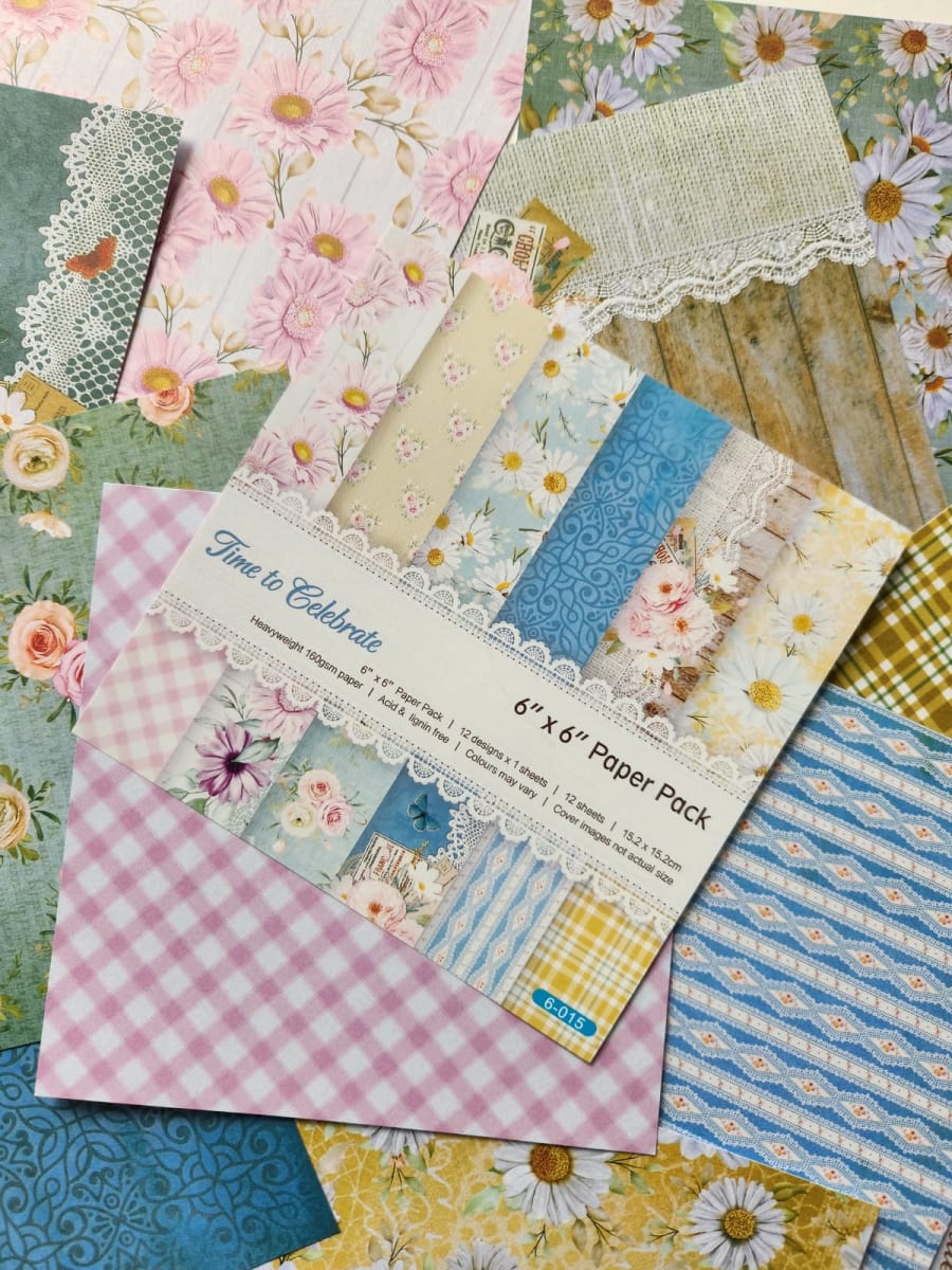 Block de Papel Decorado / Paper Pad - Formato 6