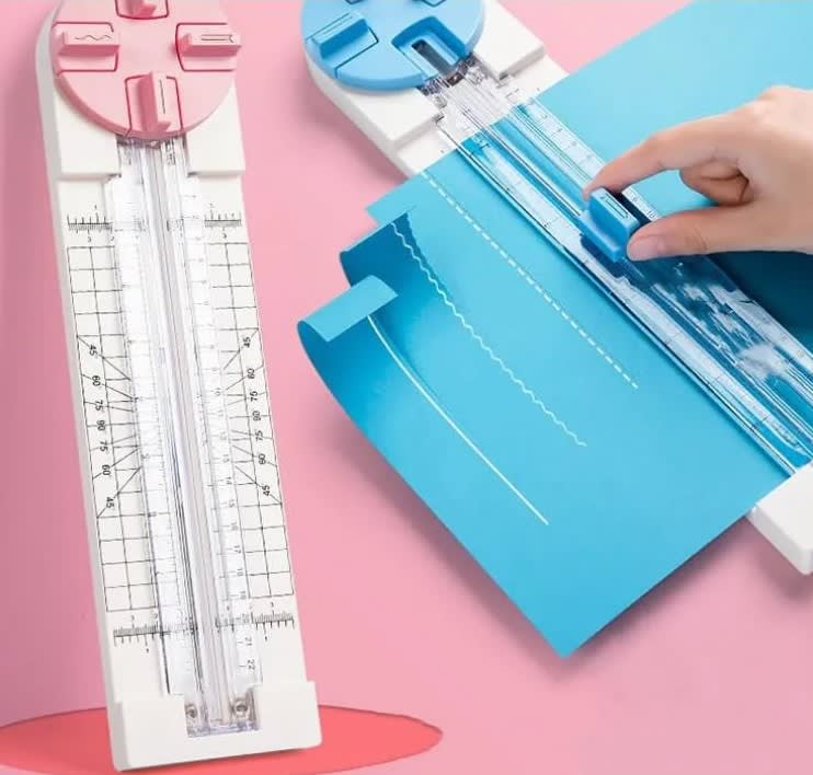 GUILLOTINA Cizalla Ibi Craft 4 Cortes Marcado Puntillado Ondeado Recto2