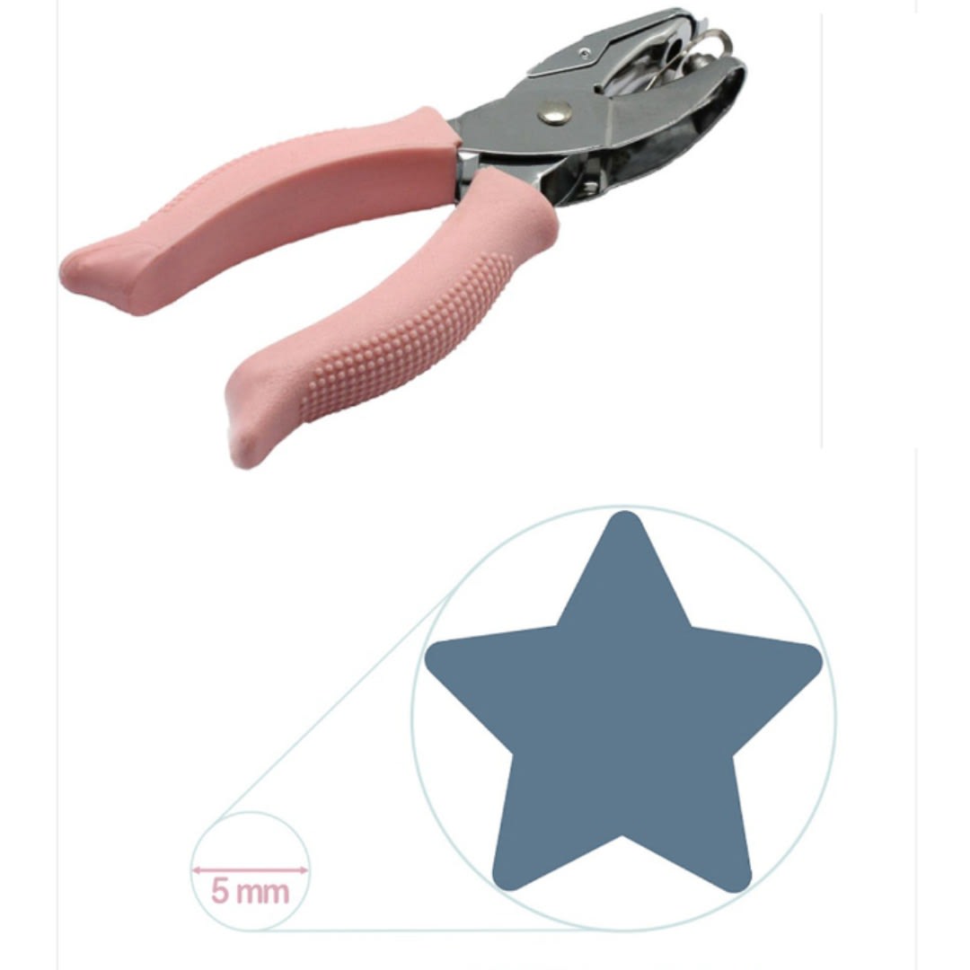 PERFORADORA SACABOCADO CON MANGO ROSA5