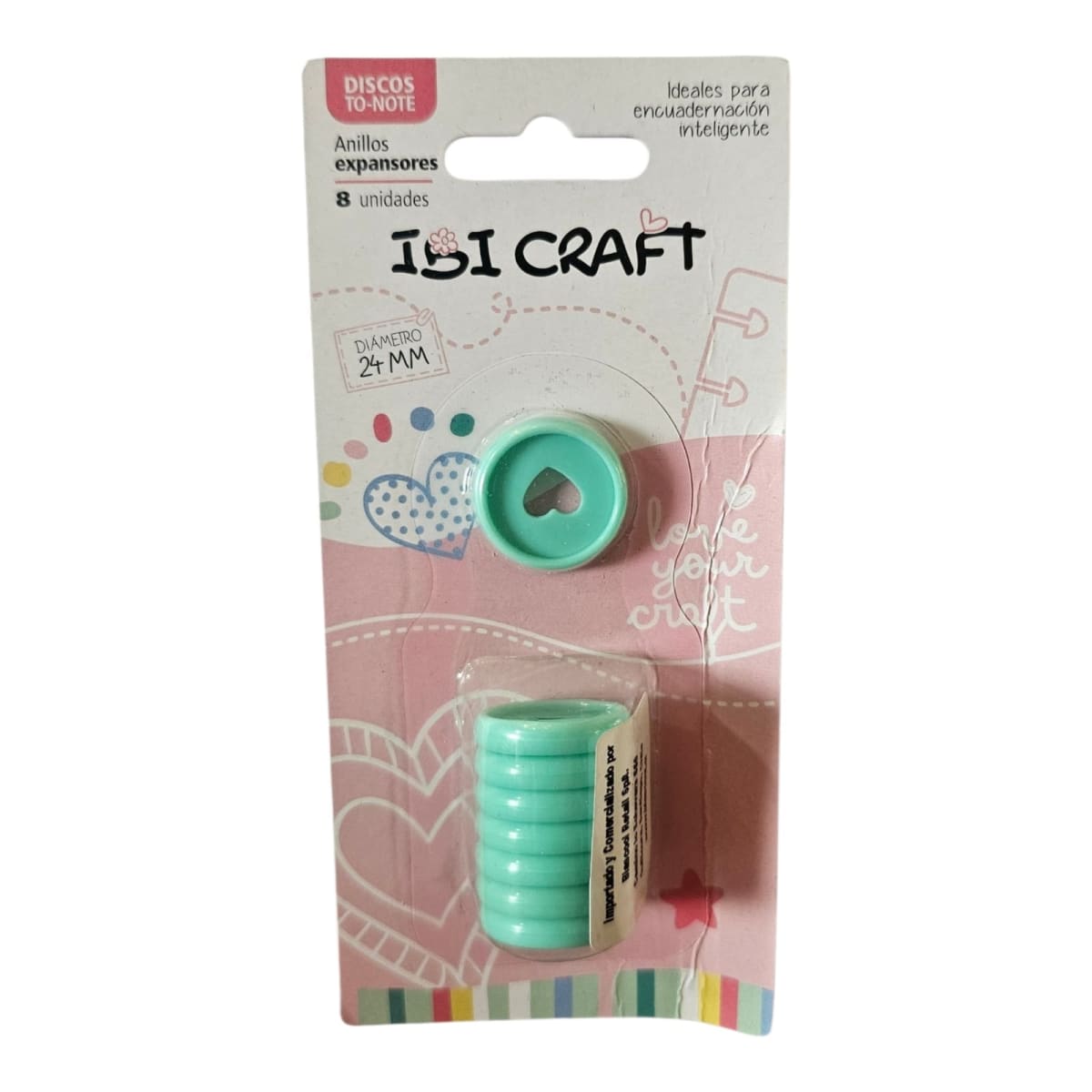 DISCOS PARA ENCUADERNACIÓN 24MM x 8MM3
