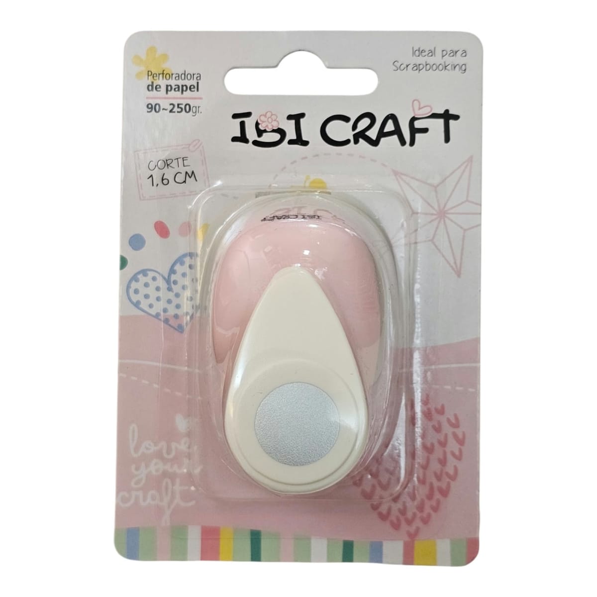Perforadora artística diseño circulo de 1.6cm2