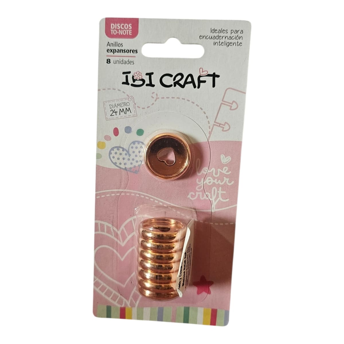 DISCOS PARA ENCUADERNACIÓN 24MM x 8MM2