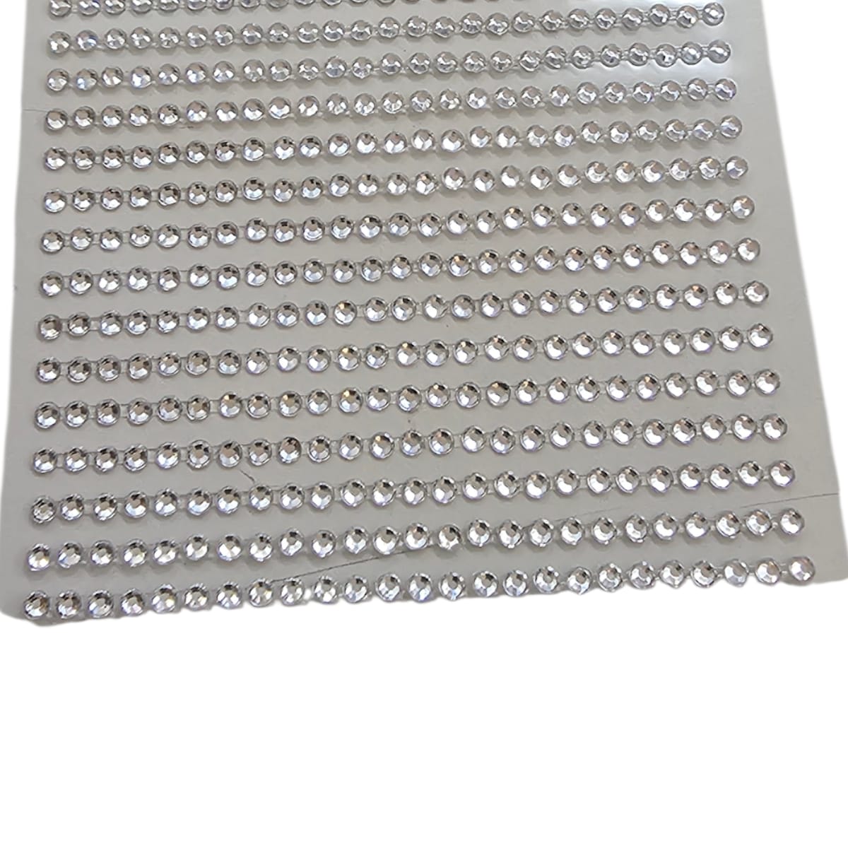 Sticker acrilico adhesivo forma de diamante plata3