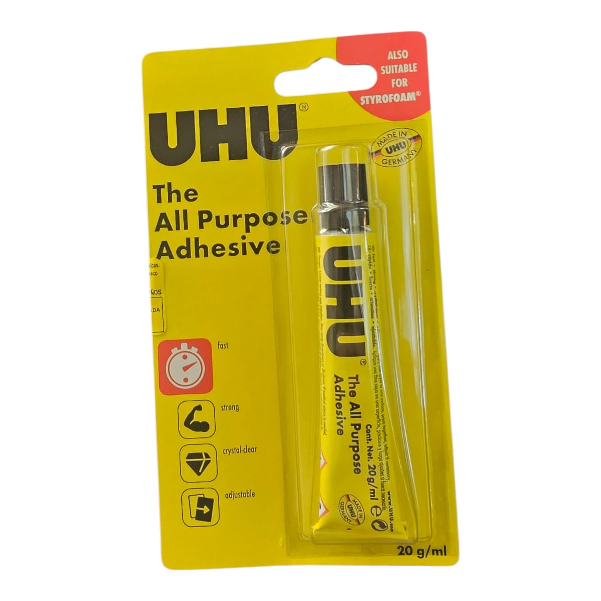Pegamento Uhu Universal Tubo 20ml1