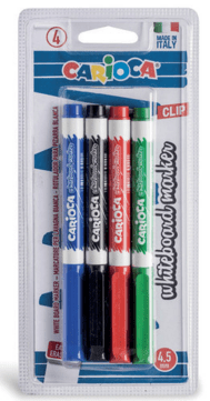 Plumon para pizarra blanca Carioca 4UND1