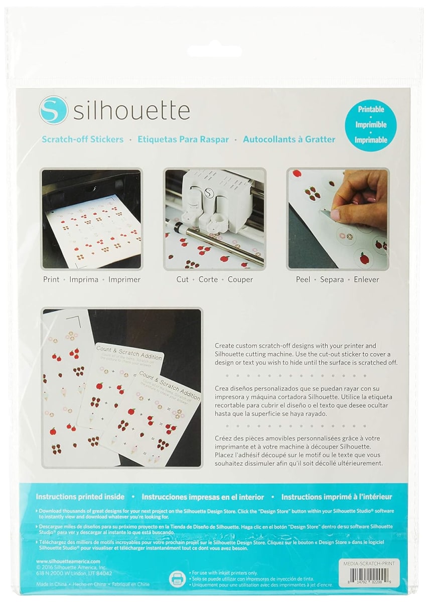 Adhesivo para Raspe imprimibles 5Hojas3