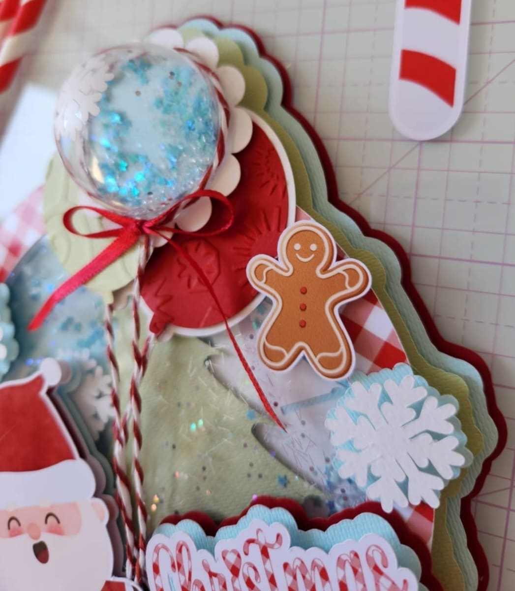 Caketopper Santa con Cúpula Shaker2