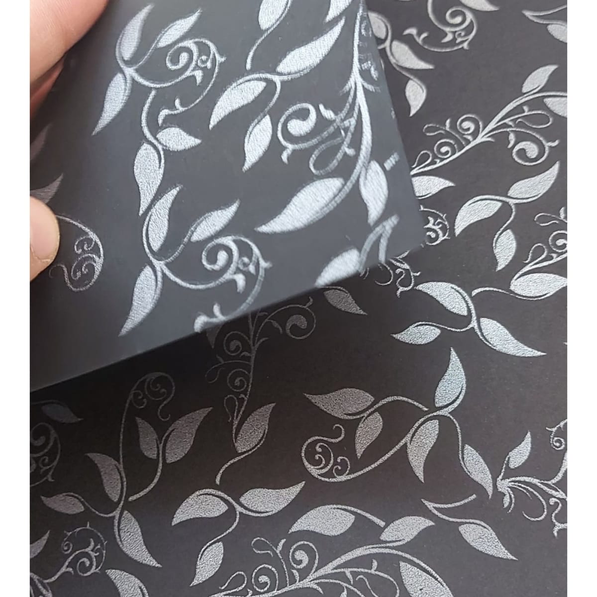 Cartulina Fina Decorada Garden - 220 g/m² - Doble Cara con Estampado Metálico1