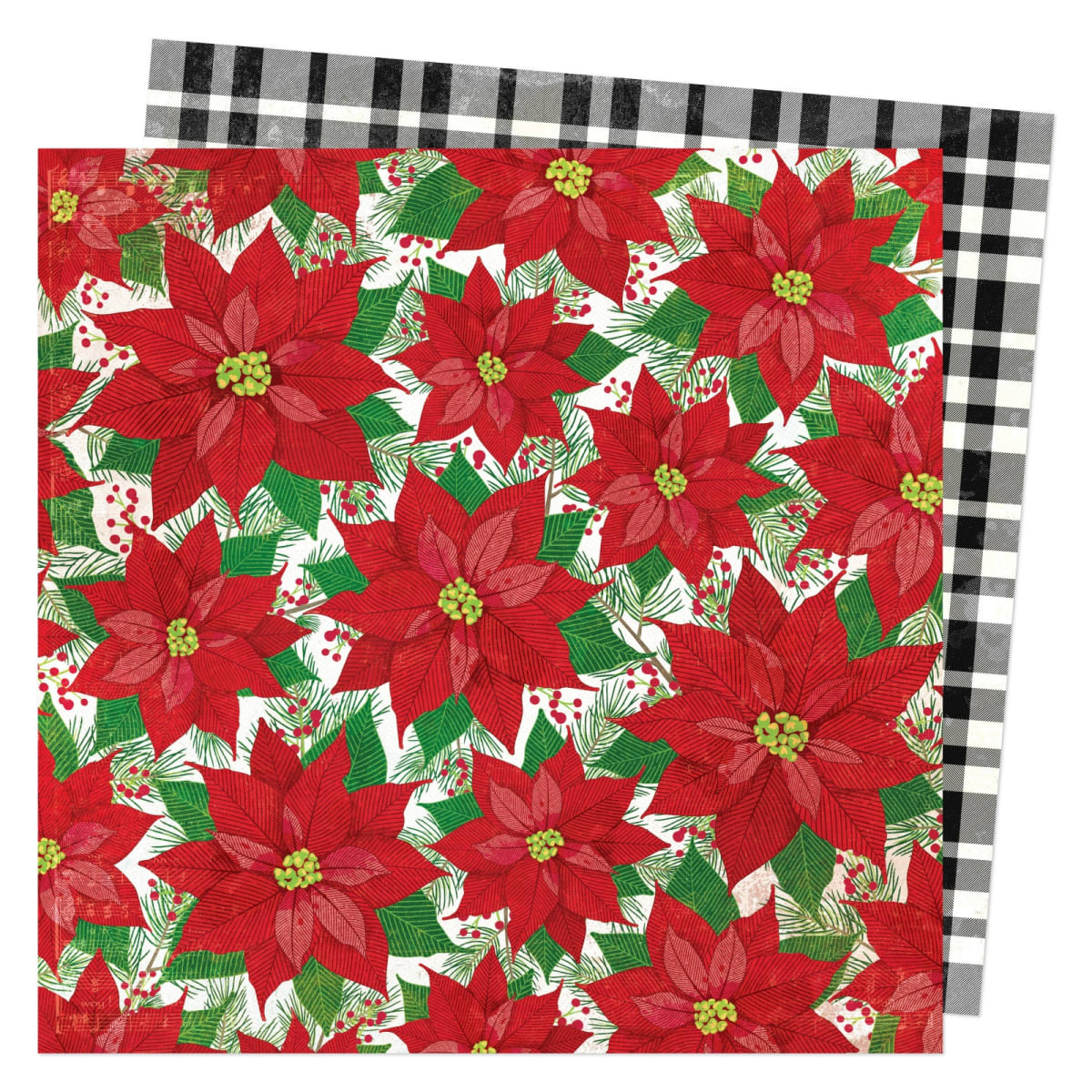 Vicki Boutin Evergreen & Holly  Cartulina Doble Cara 30.5x30.5cm3
