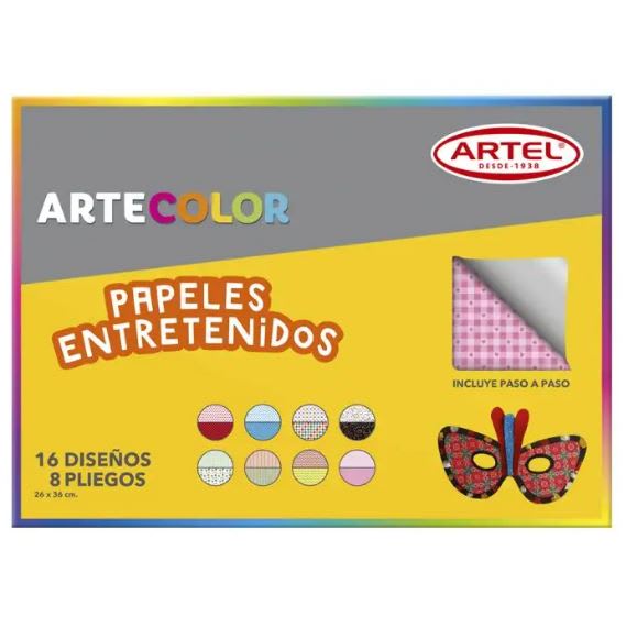Estuche Artecolor Papeles Entretenidos1