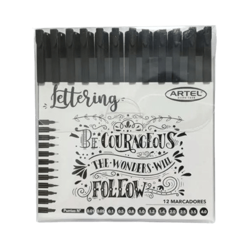 Lettering Marcadores 12 puntas1