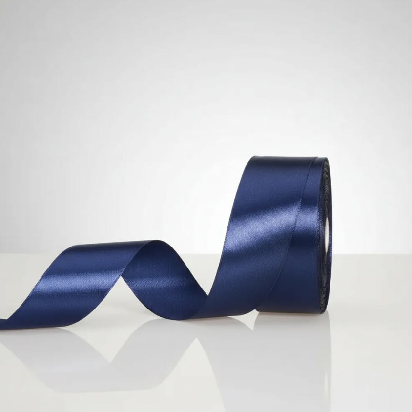 Cinta Genero Rasso Satín 2.5cm X 22mtrs Muchos Colores3