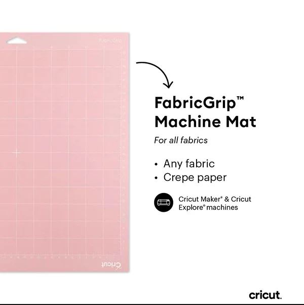 Cricut Mat de Corte 30.5x30.5cm Fabricgrip Para telas3
