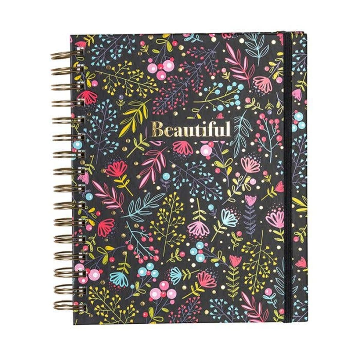 Planner 12 meses BlackFlower 17x21cm1