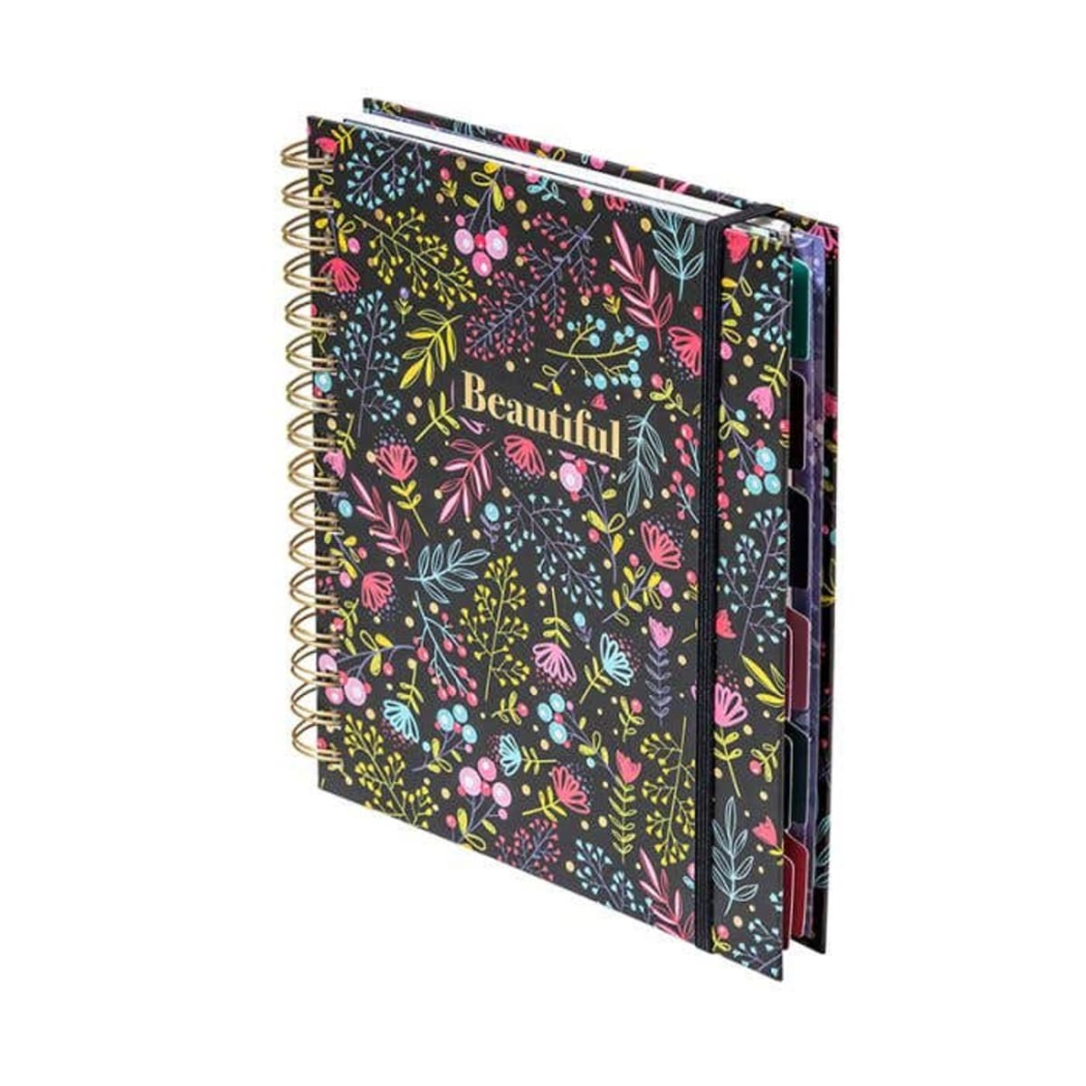 Planner 12 meses BlackFlower 17x21cm5