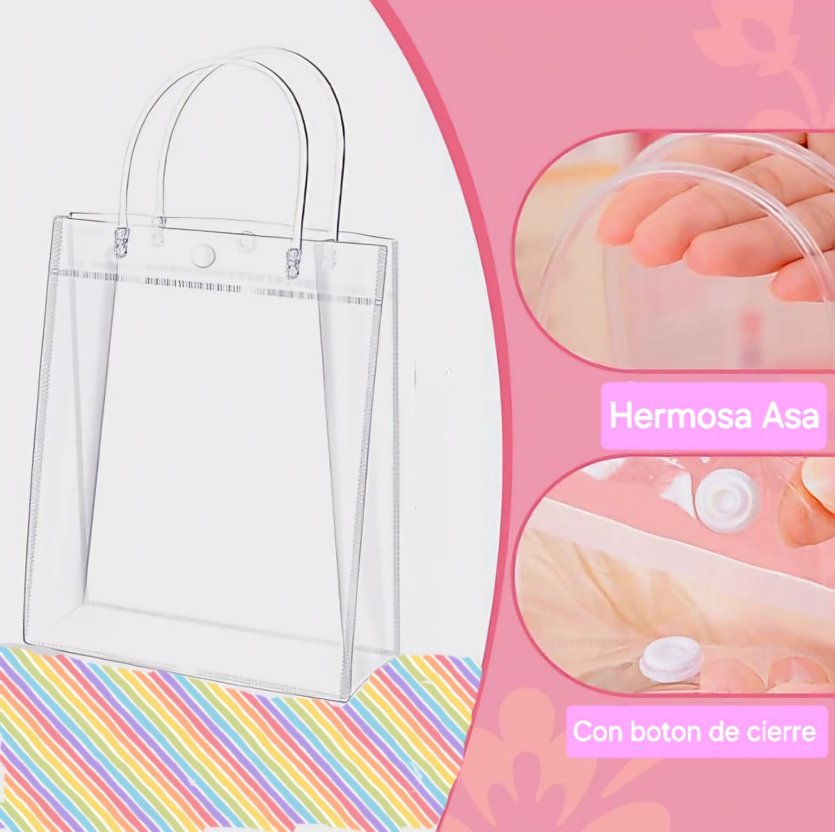 Bolsa Transparente Con Asa UND2