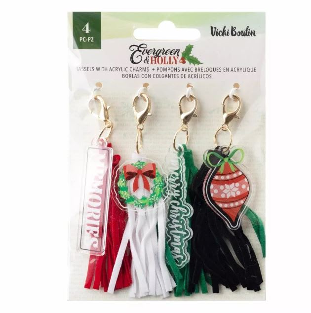 Tassels con Colgante Acrílico Evergreen & Holly Vicki Boutin3