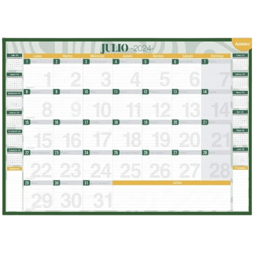 Calendario anual escritorio Diseño Oficina1