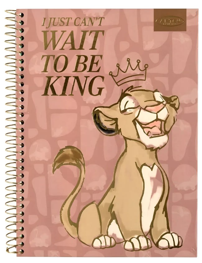 Cuaderno Especial 150 Hojas Rey Leon Gold con Foil4
