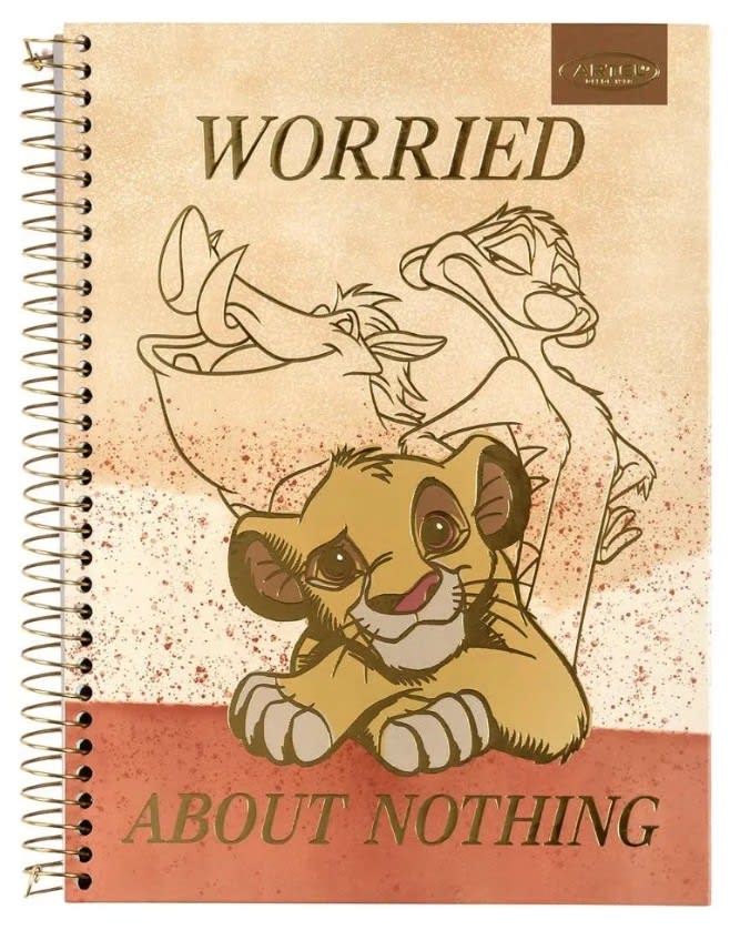 Cuaderno Especial 150 Hojas Rey Leon Gold con Foil3