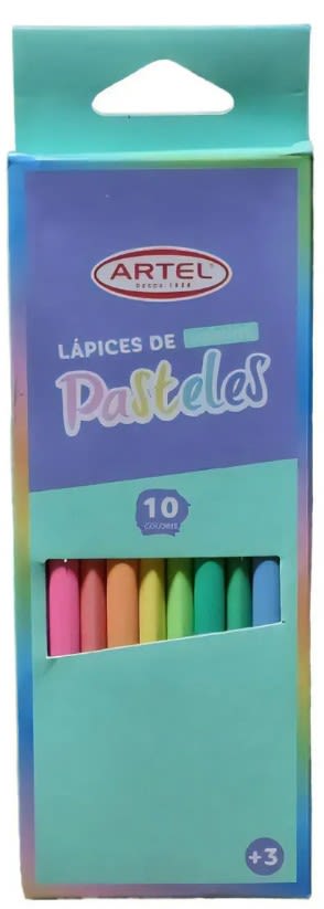 Lápices De Madera De Colores Pasteles 10 Unidades2
