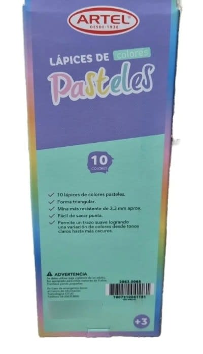 Lápices De Madera De Colores Pasteles 10 Unidades1