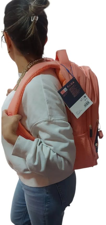 Mochila Milan Urbana Clásica, 25 Litros, Series 1918 Rosa Salmón5
