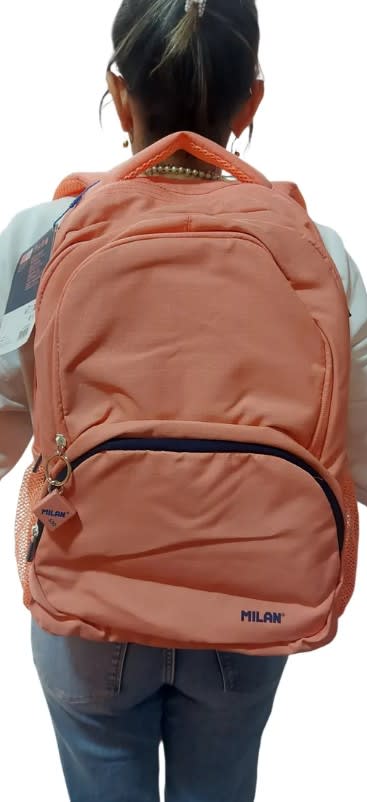 Mochila Milan Urbana Clásica, 25 Litros, Series 1918 Rosa Salmón3