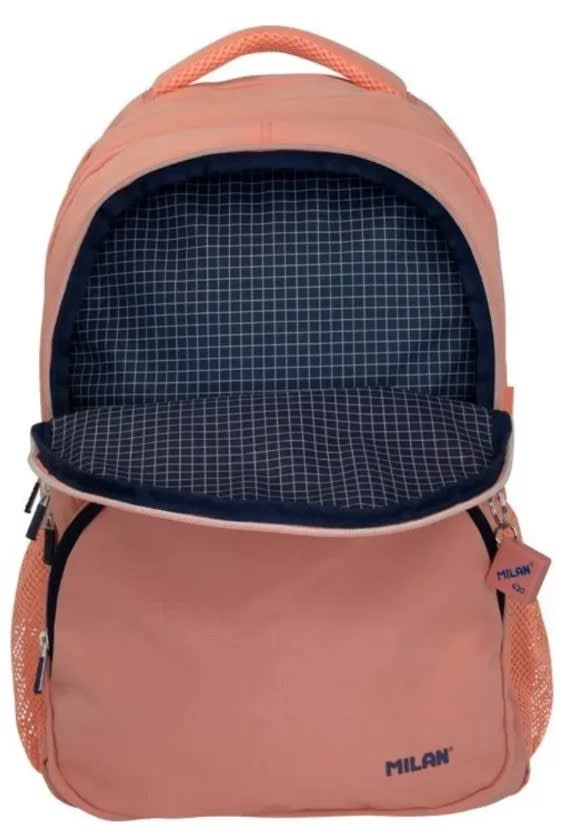 Mochila Milan Urbana Clásica, 25 Litros, Series 1918 Rosa Salmón1