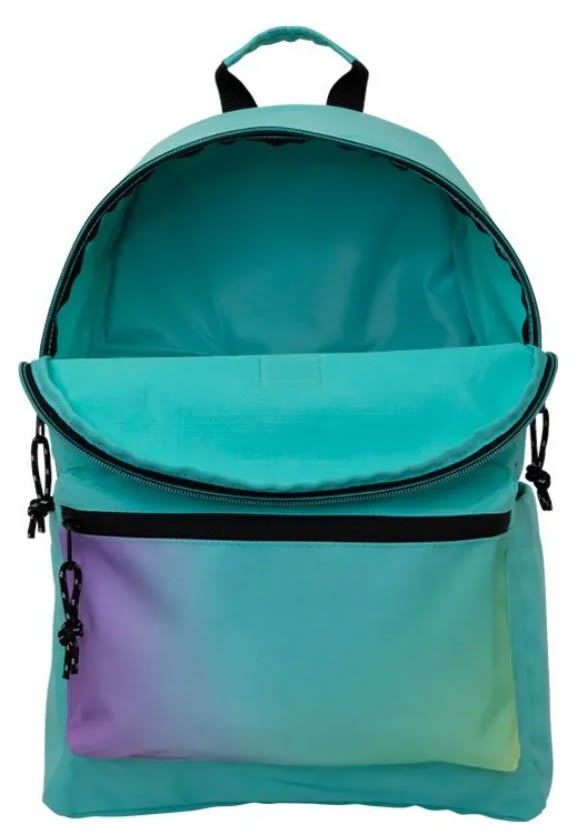 Mochila Sunset Milan, Urbana Clásica, 41x36x15, 22 Litros, Verde Turquesa Sunset3