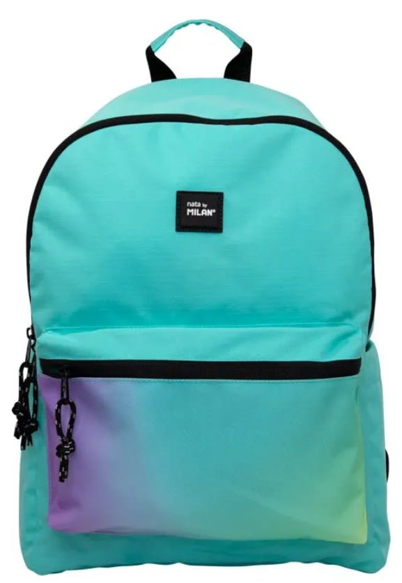 Mochila Sunset Milan, Urbana Clásica, 41x36x15, 22 Litros, Verde Turquesa Sunset1