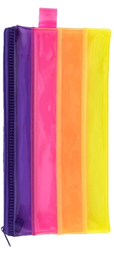 Estuche Escolar Adix Pvc Multicolor 22x10 Cm Plano2