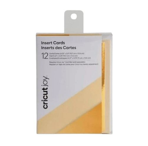 Joy Set 12 tarjetas Crema Oro2