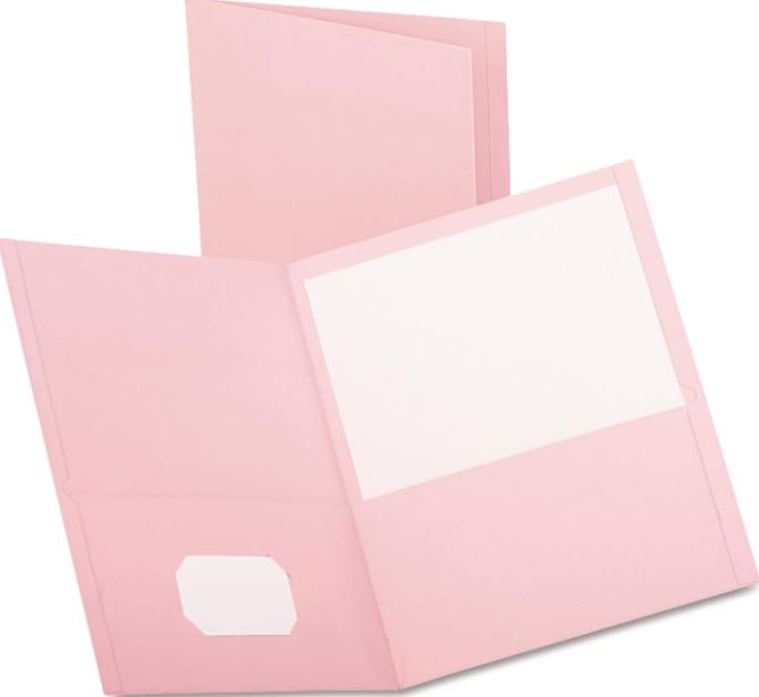 Oxford Carpeta De Doble Bolsillo Con Grano De Cuero En Relieve1