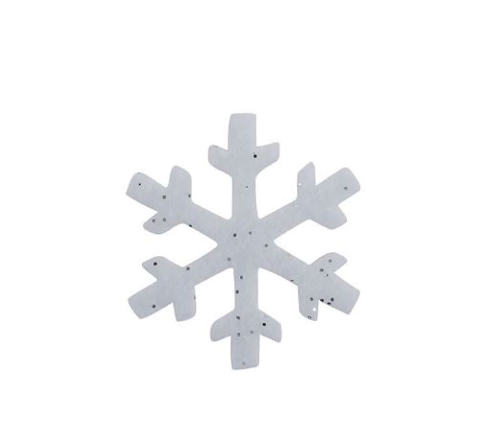 Copos de Nieve Adhesivos de PañoLenci 20und2